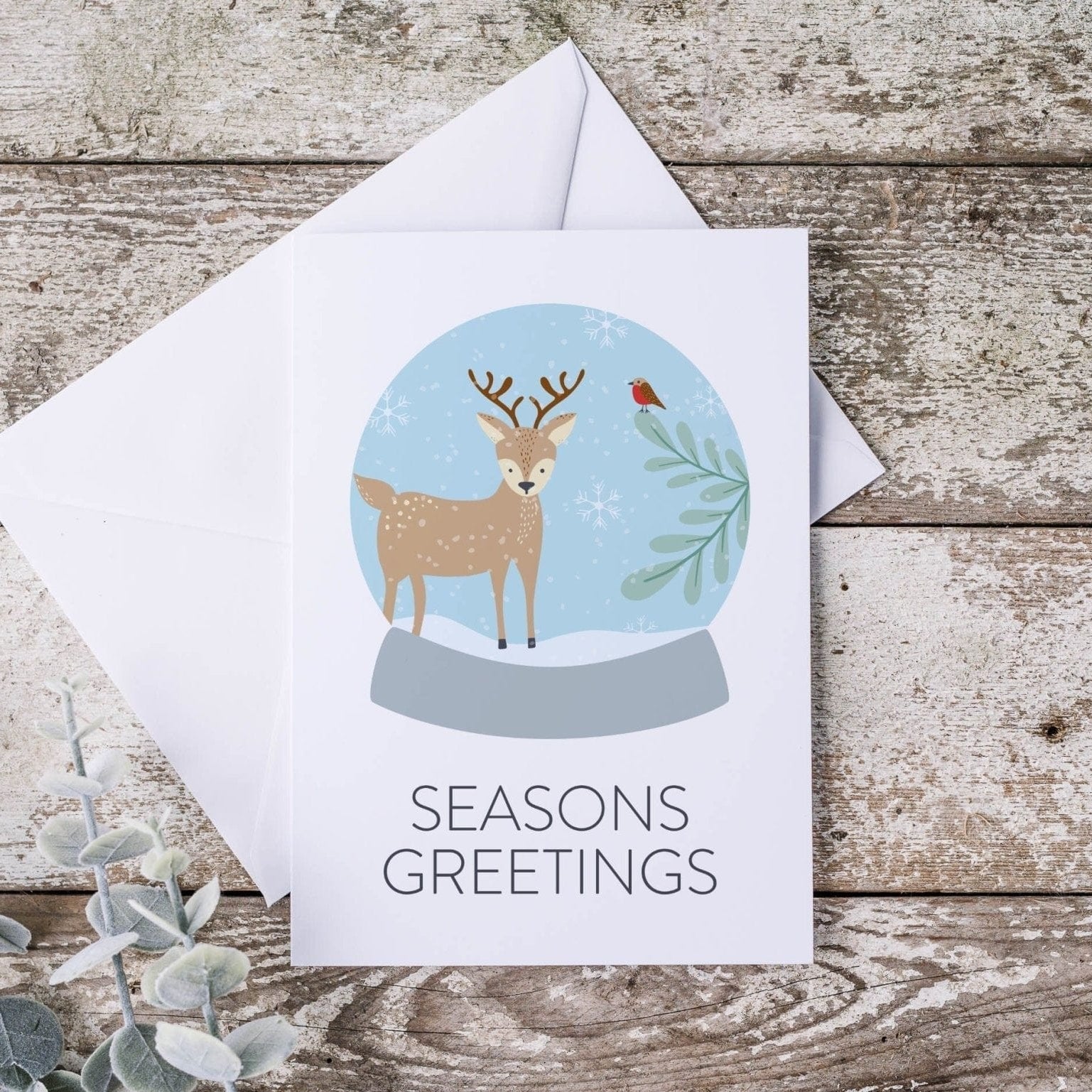 Festive Woodland Christmas Card Pack - Dolly and Fred Designs