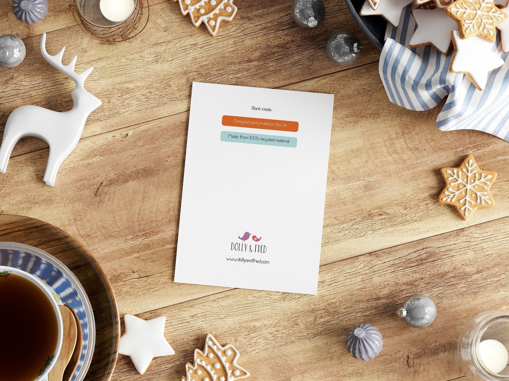 Festive Woodland Christmas Card Pack - Dolly and Fred Designs