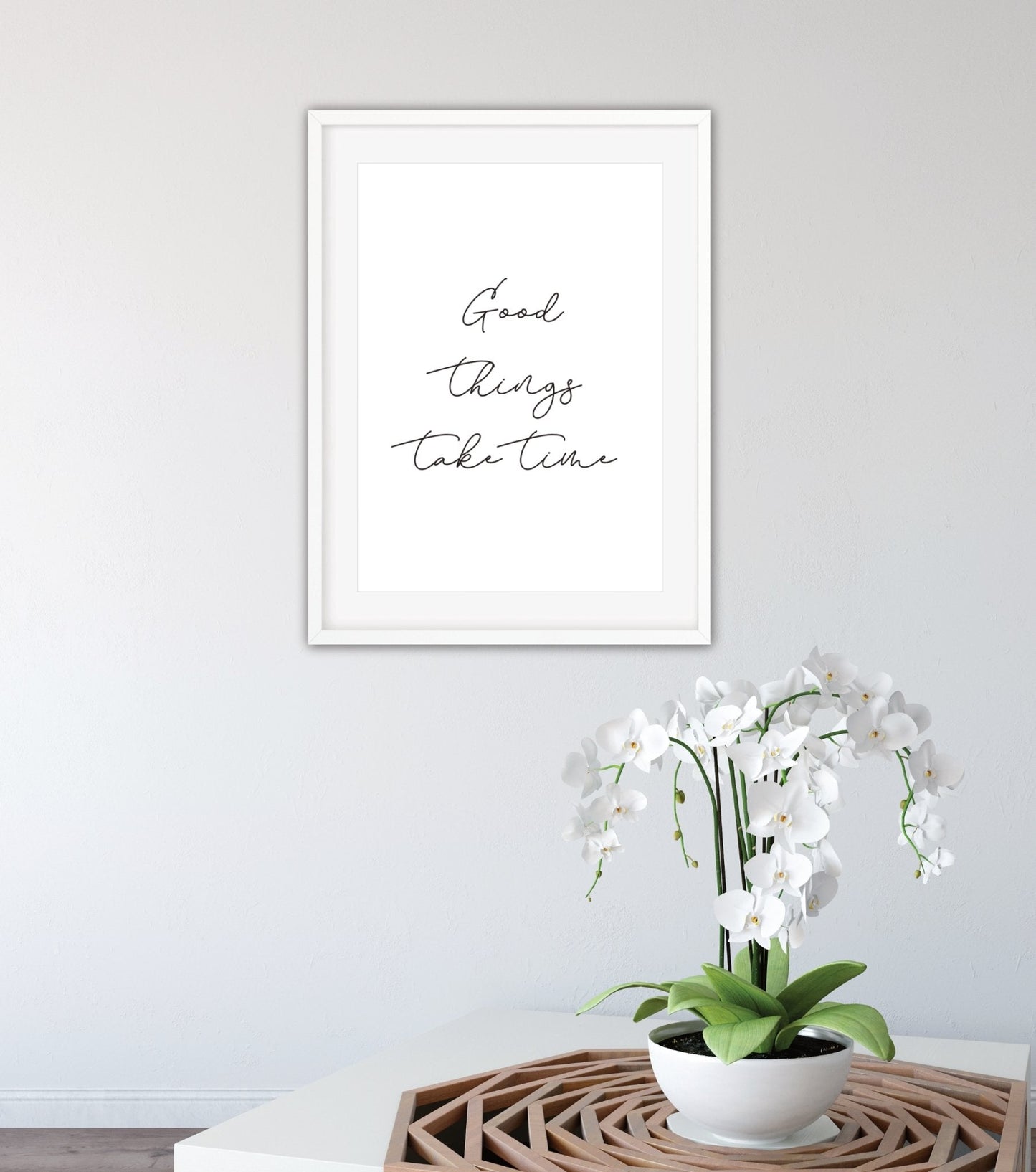 Good Things Take Time Motivational Print - Dolly and Fred Designs