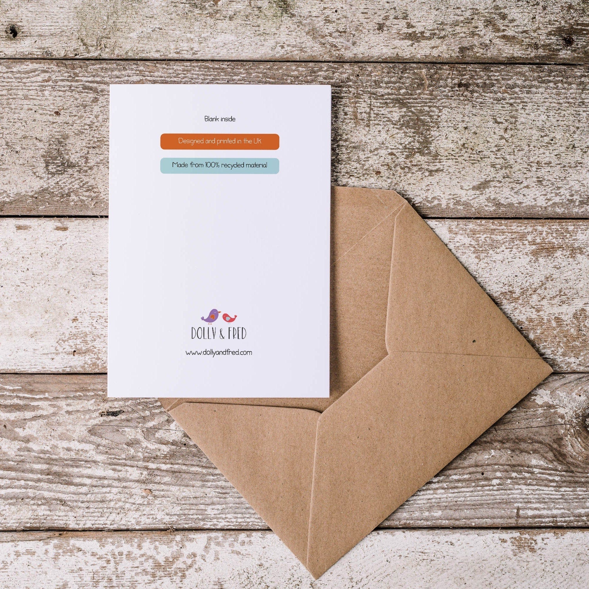 Heartfelt Thank you Teacher Card - Dolly and Fred Designs