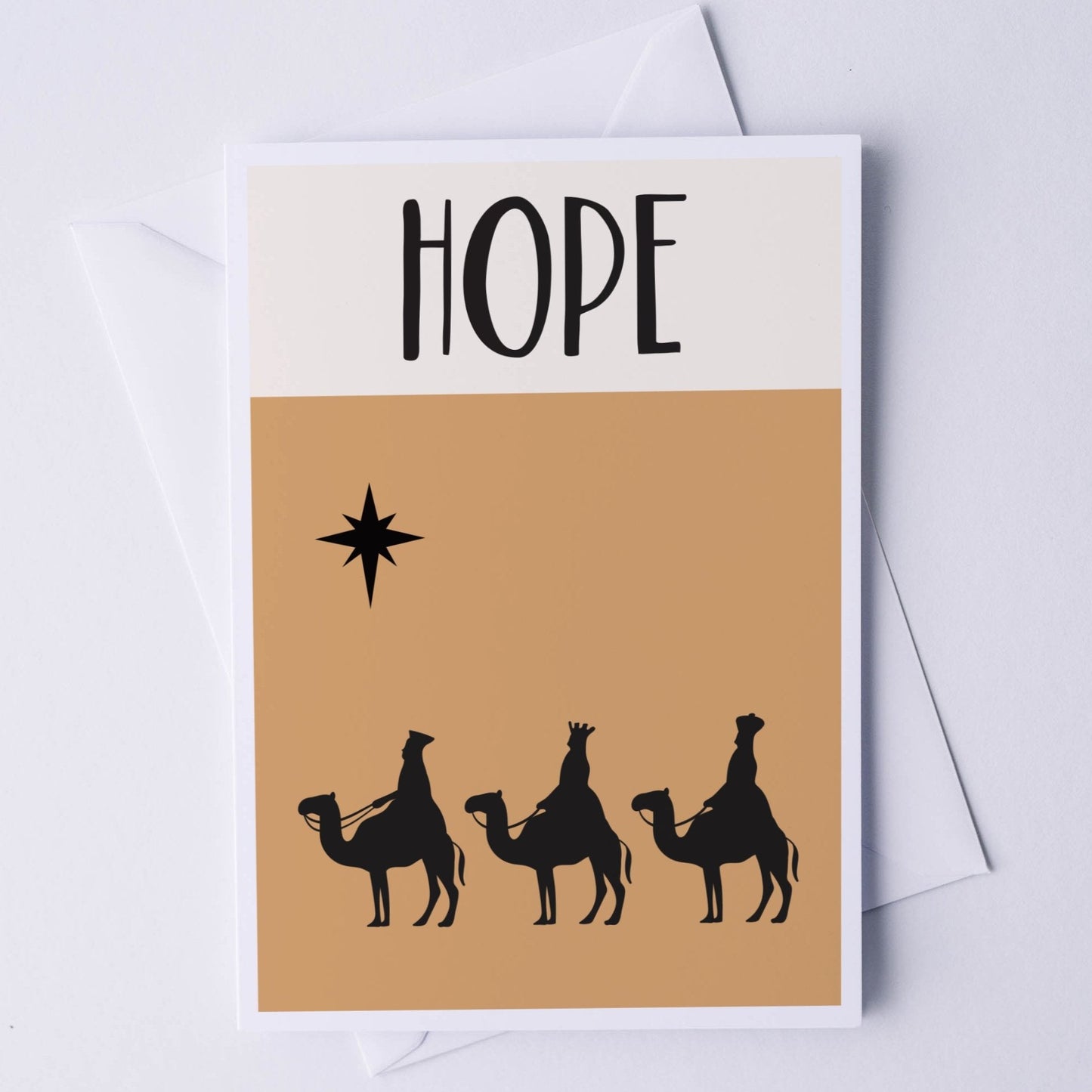 Hope Nativity scene christmas card - Dolly and Fred Designs