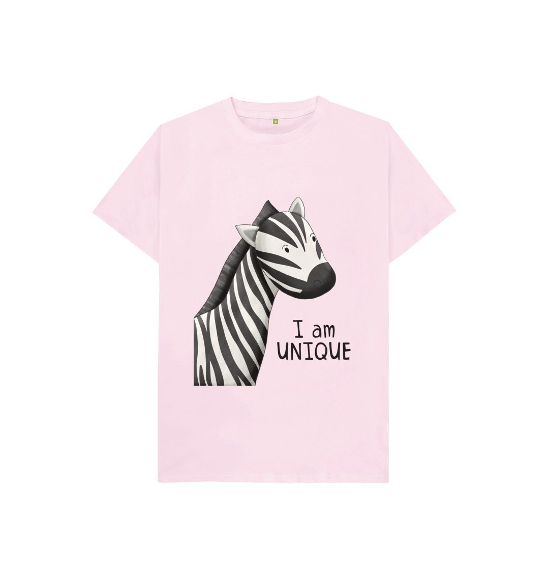 I am Unique Kids Zebra Tshirt - Dolly and Fred Designs