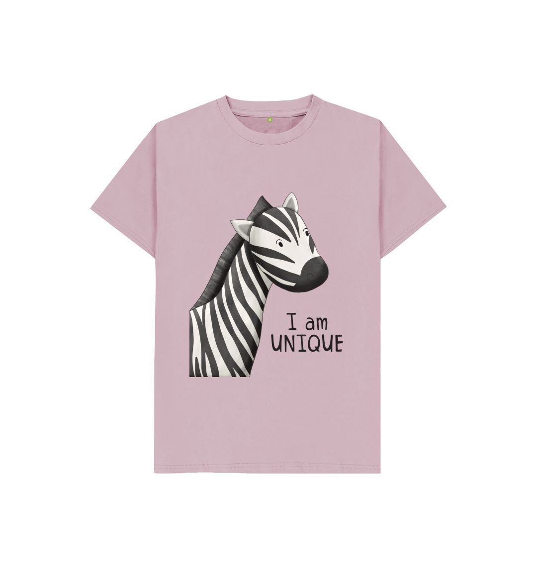 I am Unique Kids Zebra Tshirt - Dolly and Fred Designs