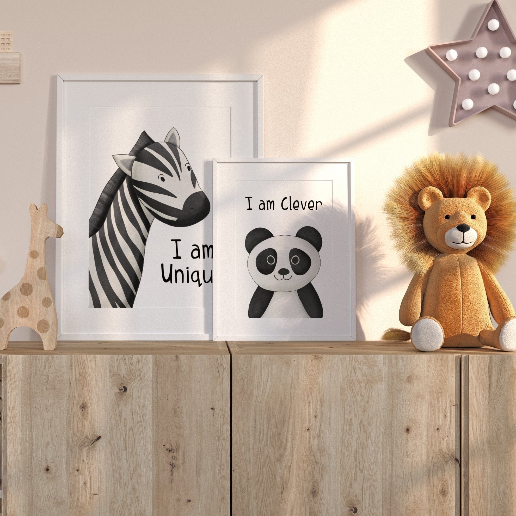Jungle Motivational print set of 9 - Dolly and Fred Designs