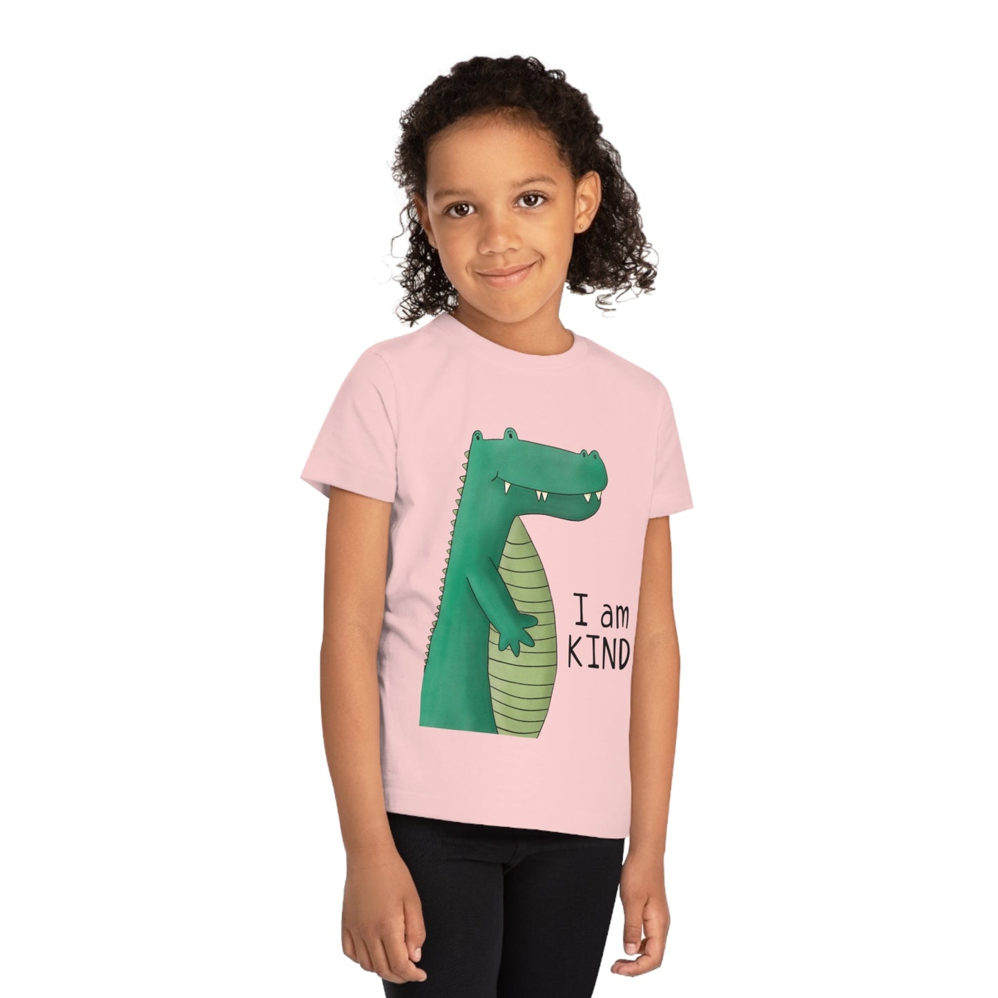 Kids I am Kind Crocoldile Tshirt - Dolly and Fred Designs