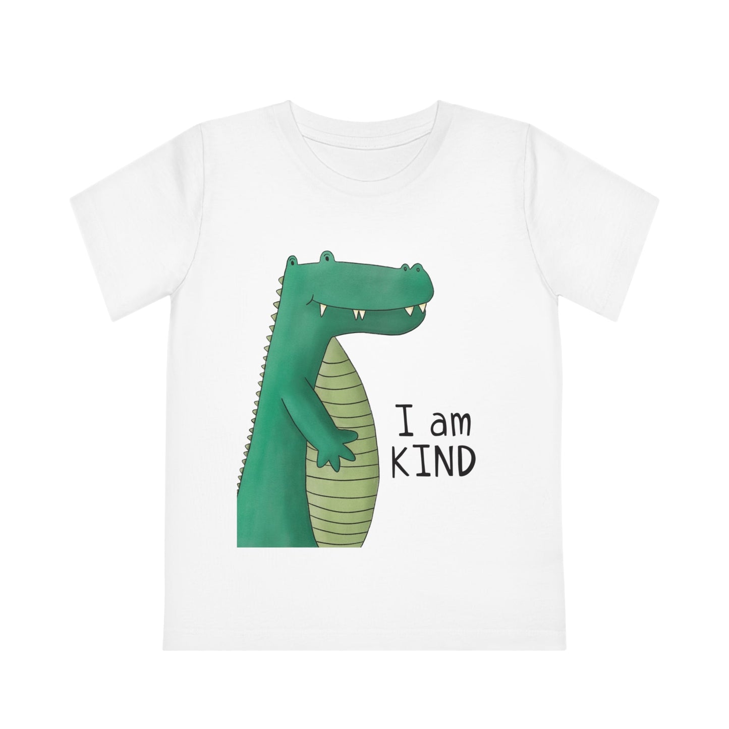 Kids I am Kind Crocoldile Tshirt - Dolly and Fred Designs