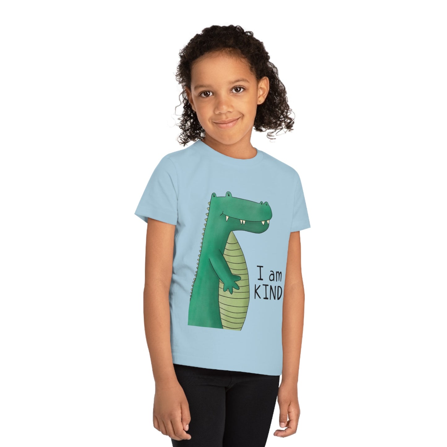 Kids I am Kind Crocoldile Tshirt - Dolly and Fred Designs