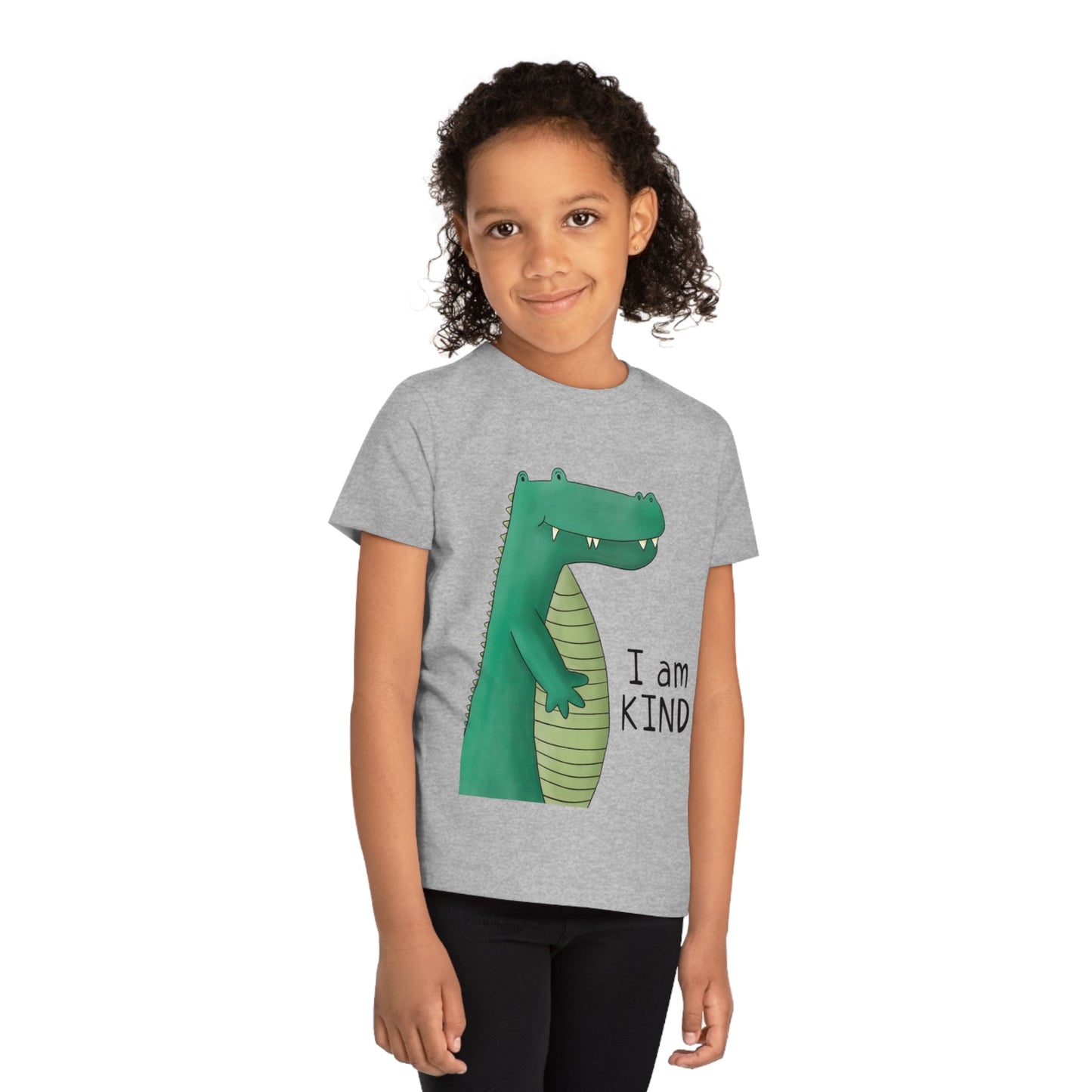 Kids I am Kind Crocoldile Tshirt - Dolly and Fred Designs