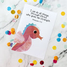 Ocean animal bible verse prints - Dolly and Fred Designs