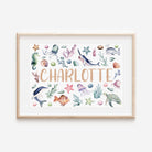 Ocean Nursery Name Print - Dolly and Fred Designs