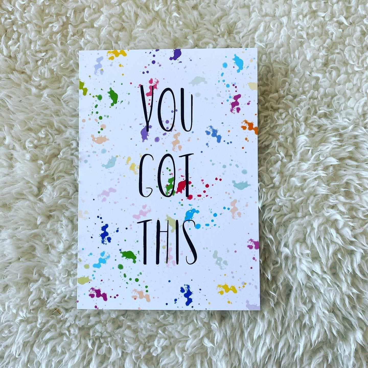 Rainbow Lockdown motivational Print - Dolly and Fred Designs