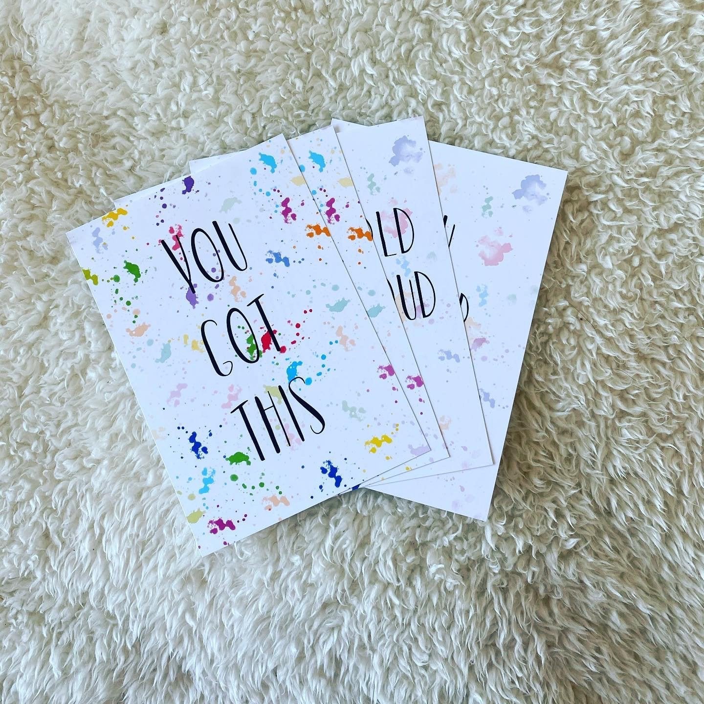 Rainbow Lockdown motivational Print - Dolly and Fred Designs