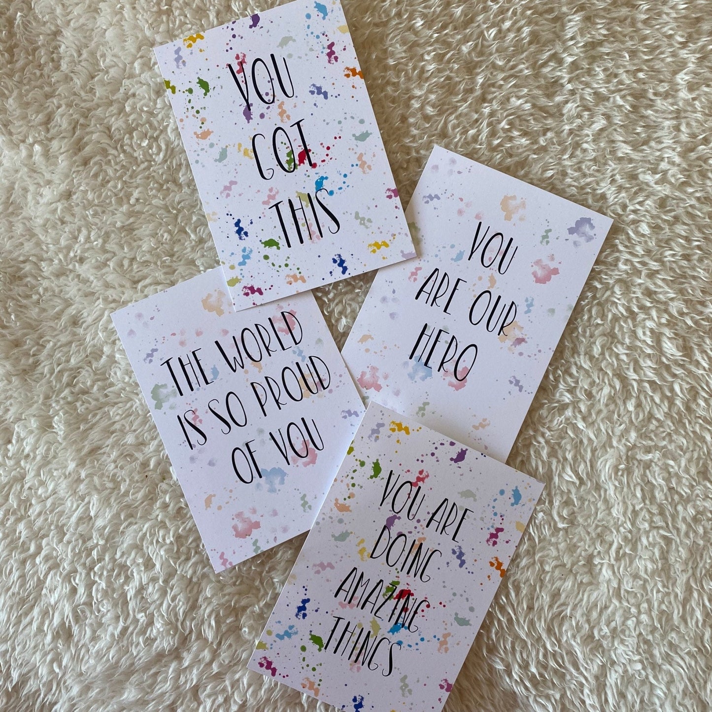 Rainbow Lockdown motivational Print - Dolly and Fred Designs
