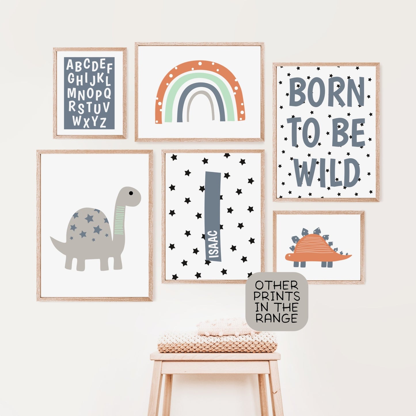 Scandinavian Initial Nursery Print - Dolly and Fred Designs