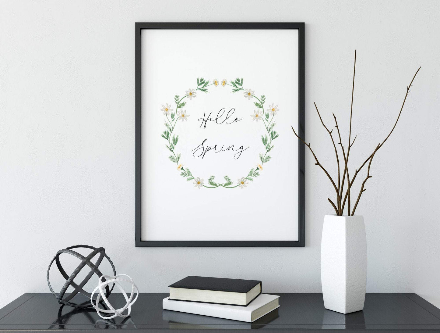Spring flowers art print - Dolly and Fred Designs
