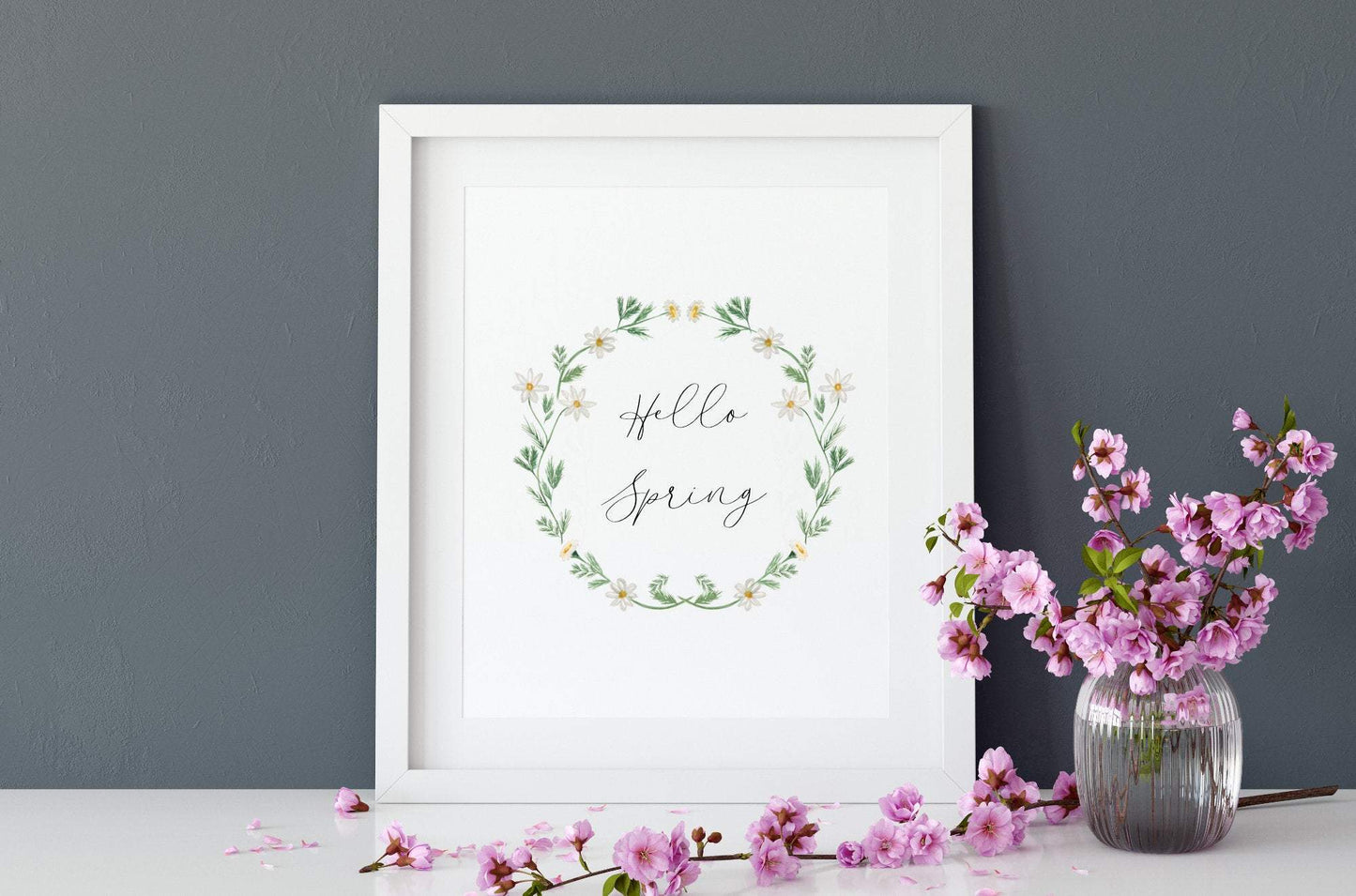 Spring flowers art print - Dolly and Fred Designs