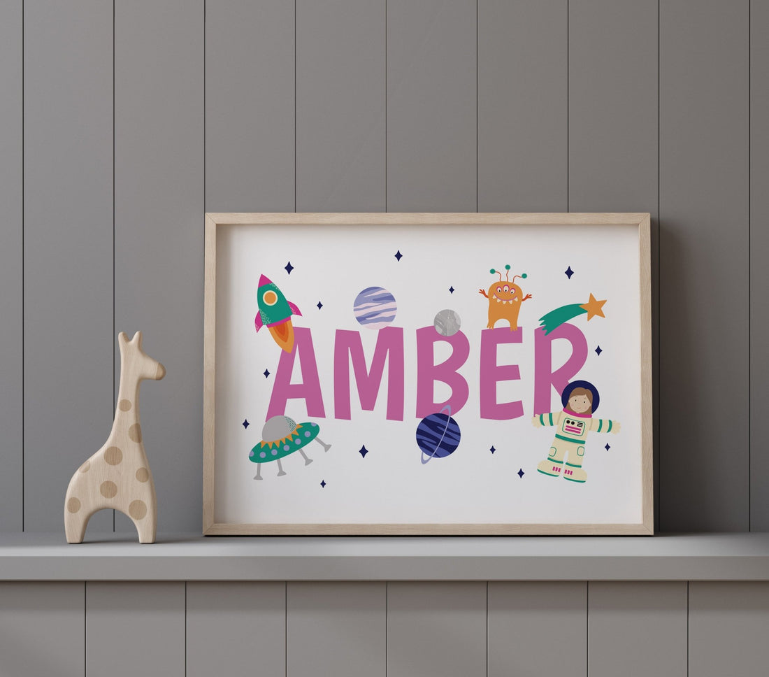 Exploring the Universe: Outer Space Nursery Prints - Dolly and Fred Designs