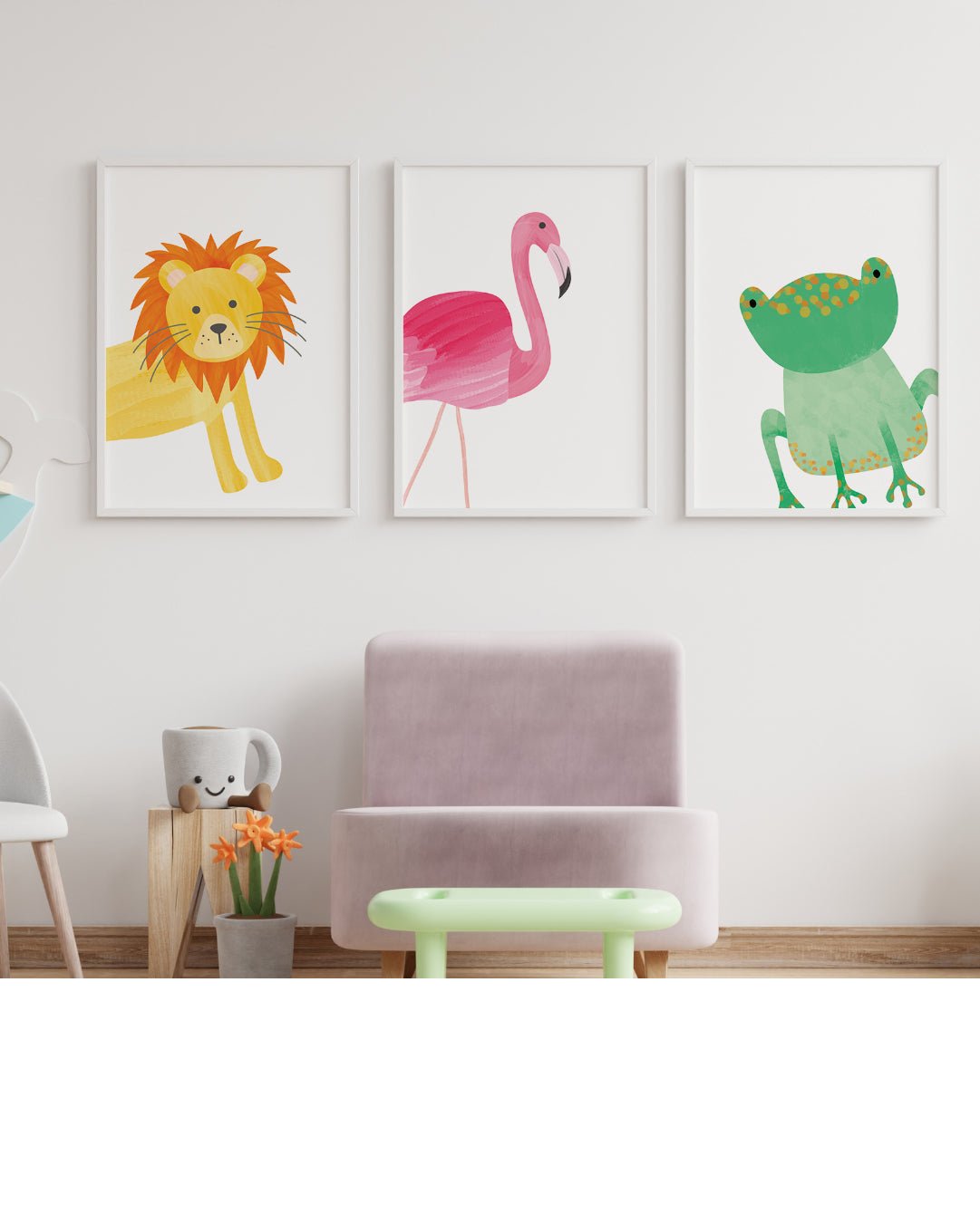 Bright and Bold Safari Prints - Dolly and Fred Designs