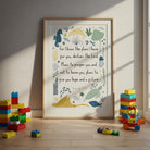 Set of 3 Ocean Bible Verse Prints - Peaceful Promises Collection - Sea Animal Nursery Decor - Christening or New Baby Gift