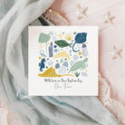 Personalised Ocean Baptism Card - Christian Christening Card for Boys or Girls - Under the Sea Dedication Keepsake