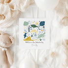 Personalised Ocean Baptism Card - Christian Christening Card for Boys or Girls - Under the Sea Dedication Keepsake