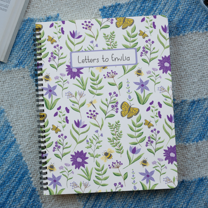 Personalised Letters to my daughter notebook - Flowers and Bees