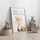 Woodland Nursery Wall Art Set of 3 | Christian Nursery Gift | Bible Verse Woodland Prints | Faith Decor for Baby or Child