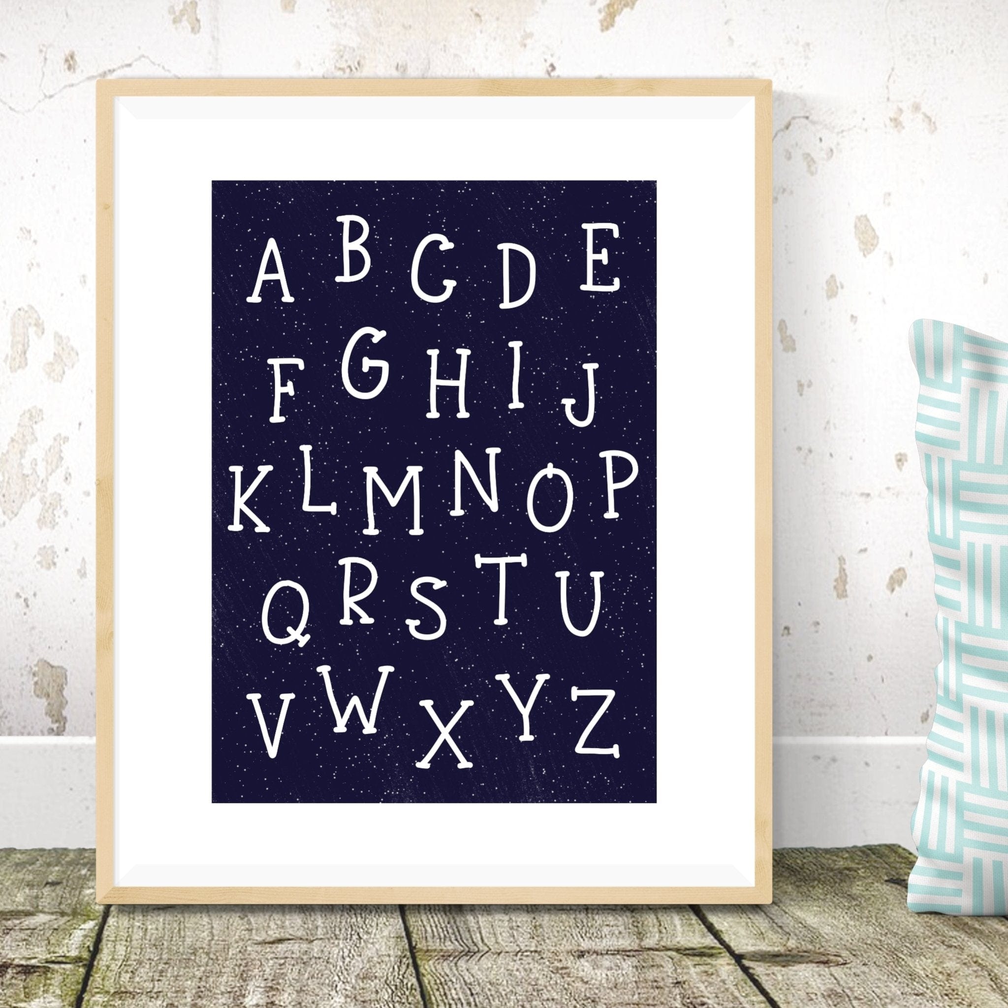 Personalised Alphabet and Numbers Print - Dolly and Fred Designs