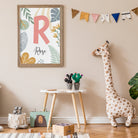 Pink dinosaurs in the jungle print set - Dolly and Fred Designs