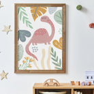 Pink dinosaurs in the jungle print set - Dolly and Fred Designs