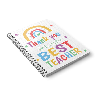 Best teacher notebook gift - Dolly and Fred Designs