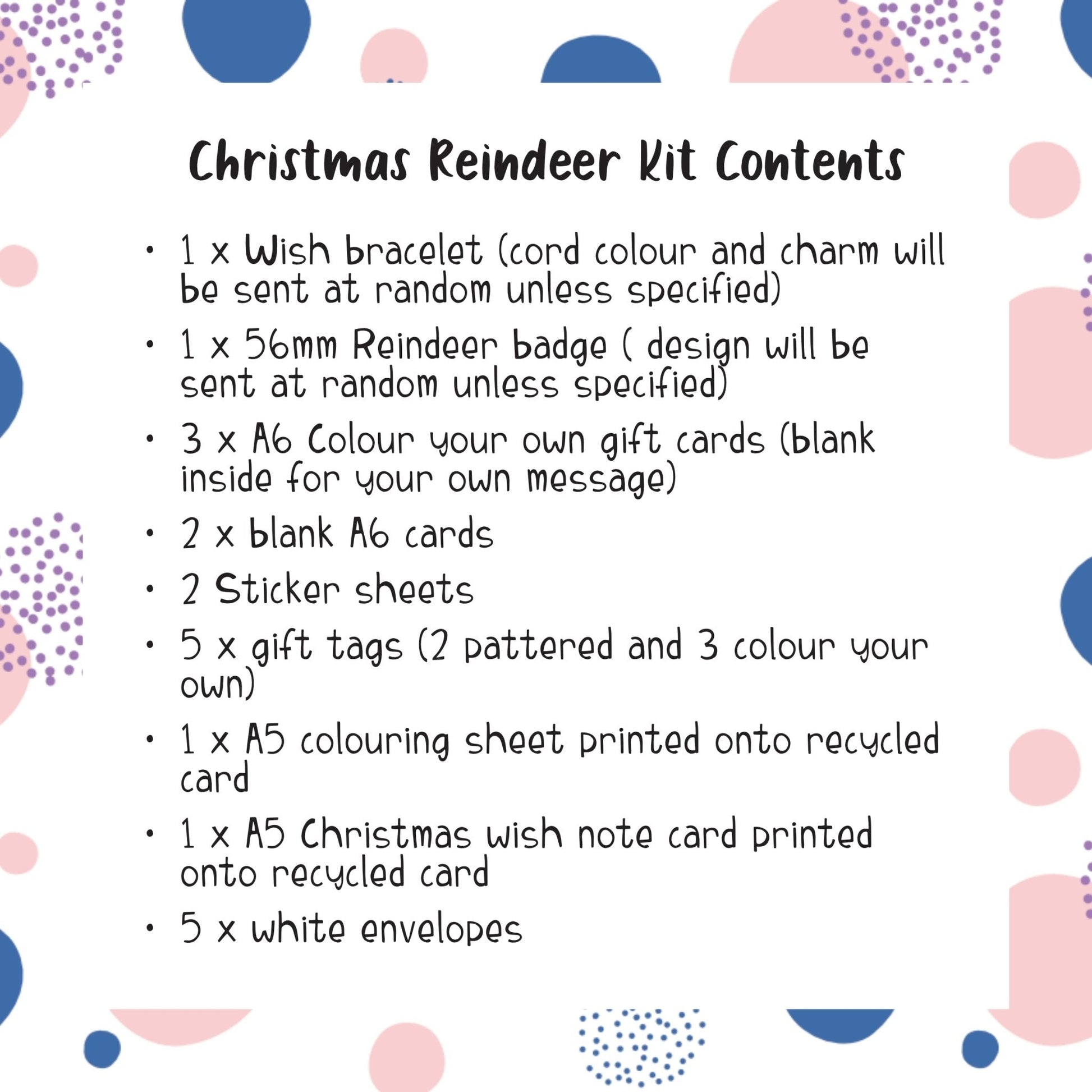 Christmas Reindeer Stationery Gift Box - Dolly and Fred Designs