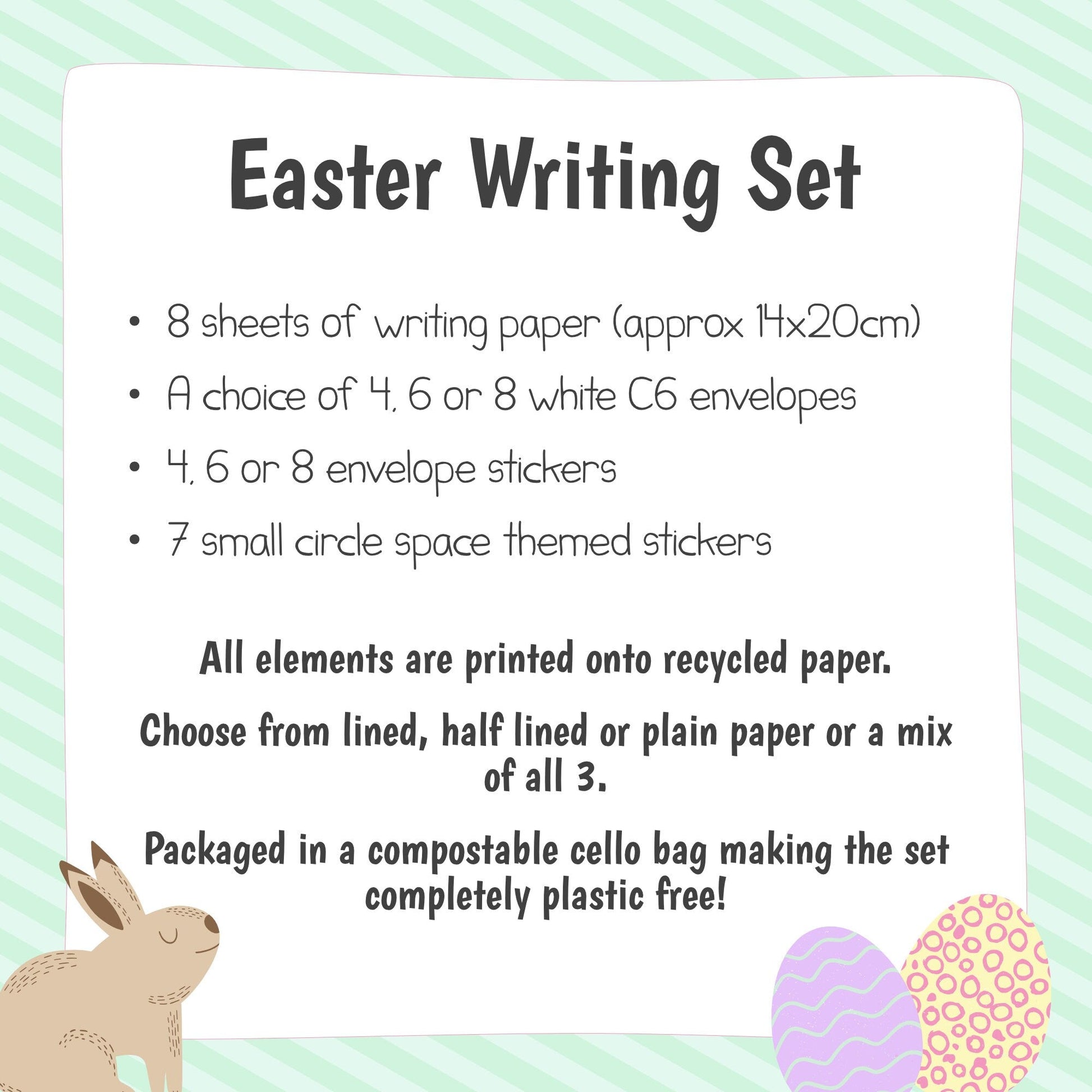 Easter Letter Writing Set - Dolly and Fred Designs