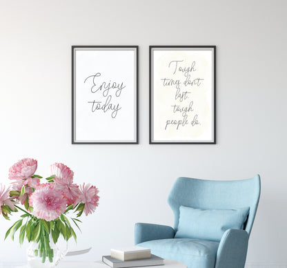 Enjoy Today Motivational Print - Dolly and Fred Designs