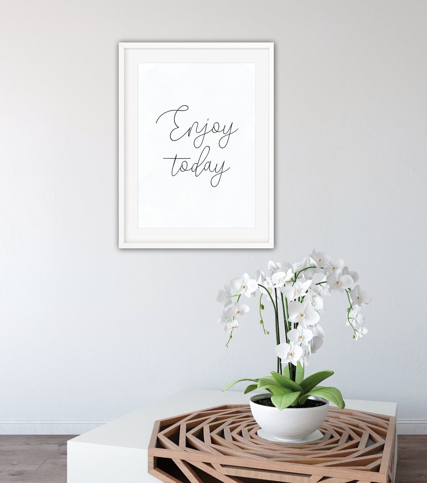 Enjoy Today Motivational Print - Dolly and Fred Designs