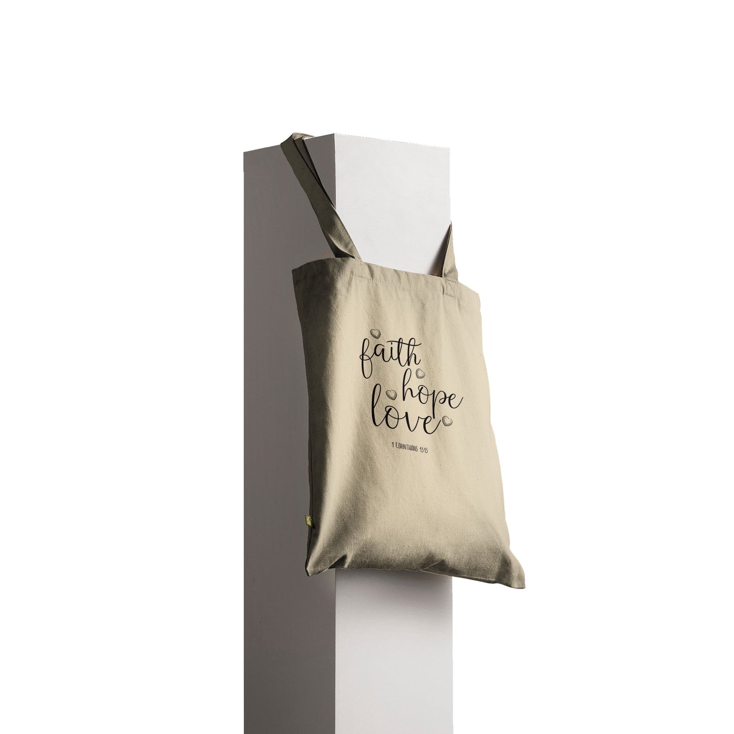 Faith Hope Love Premium Tote Bag - Dolly and Fred Designs