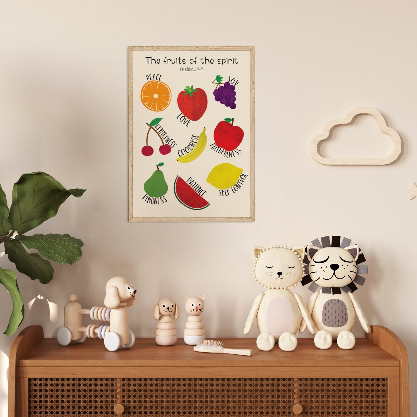 Fruits of the spirit print - Dolly and Fred Designs