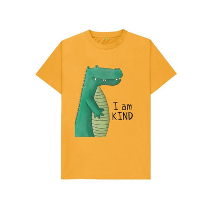 I am Kind Crocodile Tshirt for kids - Dolly and Fred Designs