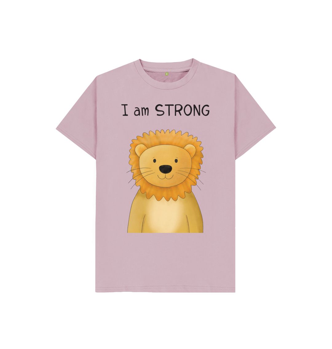 I am strong lion tshirt for kids - Dolly and Fred Designs