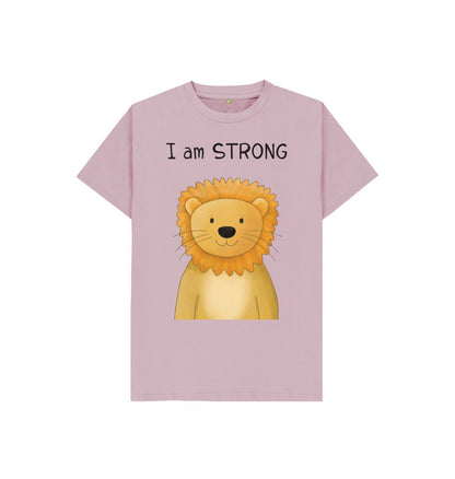 I am strong lion tshirt for kids - Dolly and Fred Designs