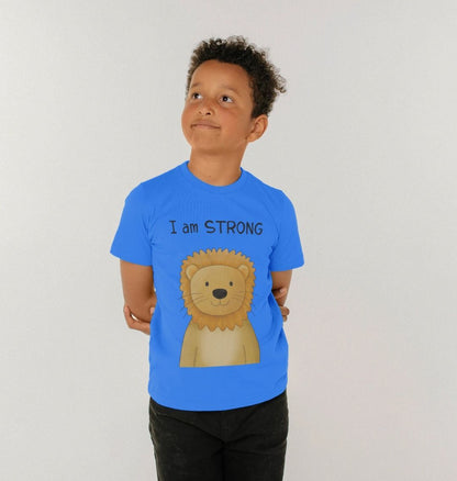 I am strong lion tshirt for kids - Dolly and Fred Designs