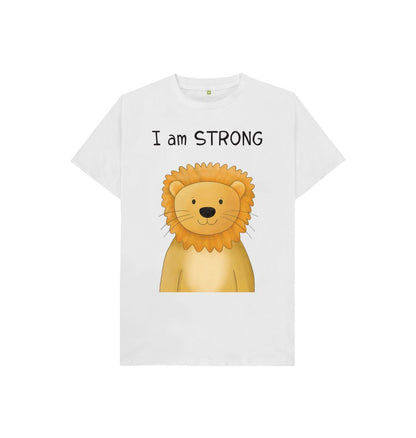 I am strong lion tshirt for kids - Dolly and Fred Designs