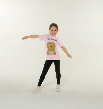 I am strong lion tshirt for kids - Dolly and Fred Designs