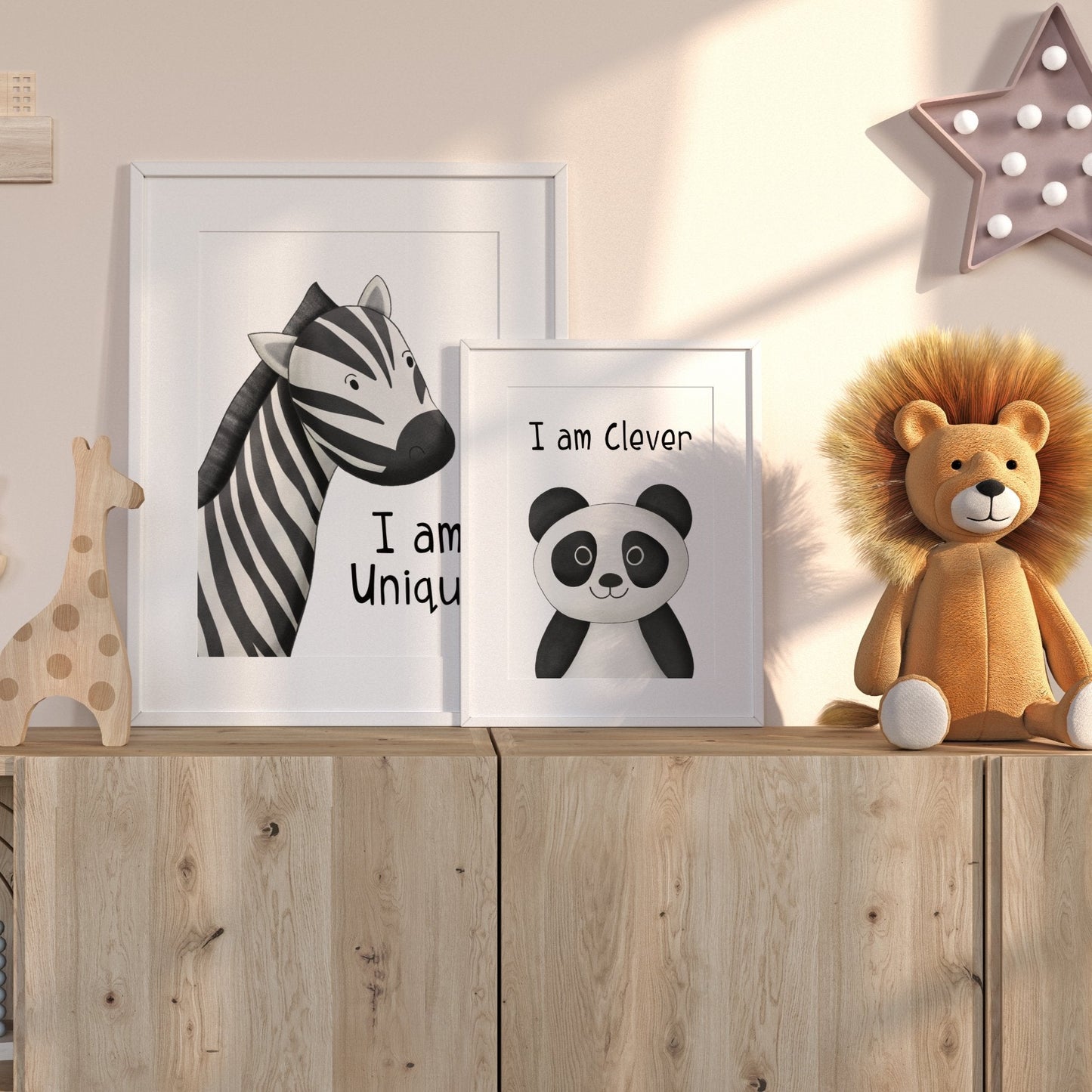 Jungle Affirmation print set of 6 - Dolly and Fred Designs