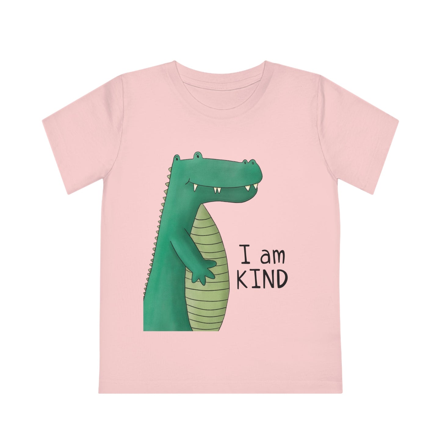 Kids I am Kind Crocoldile Tshirt - Dolly and Fred Designs