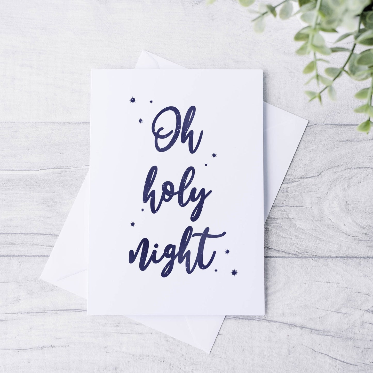 O Holy Night Christmas Card - Dolly and Fred Designs