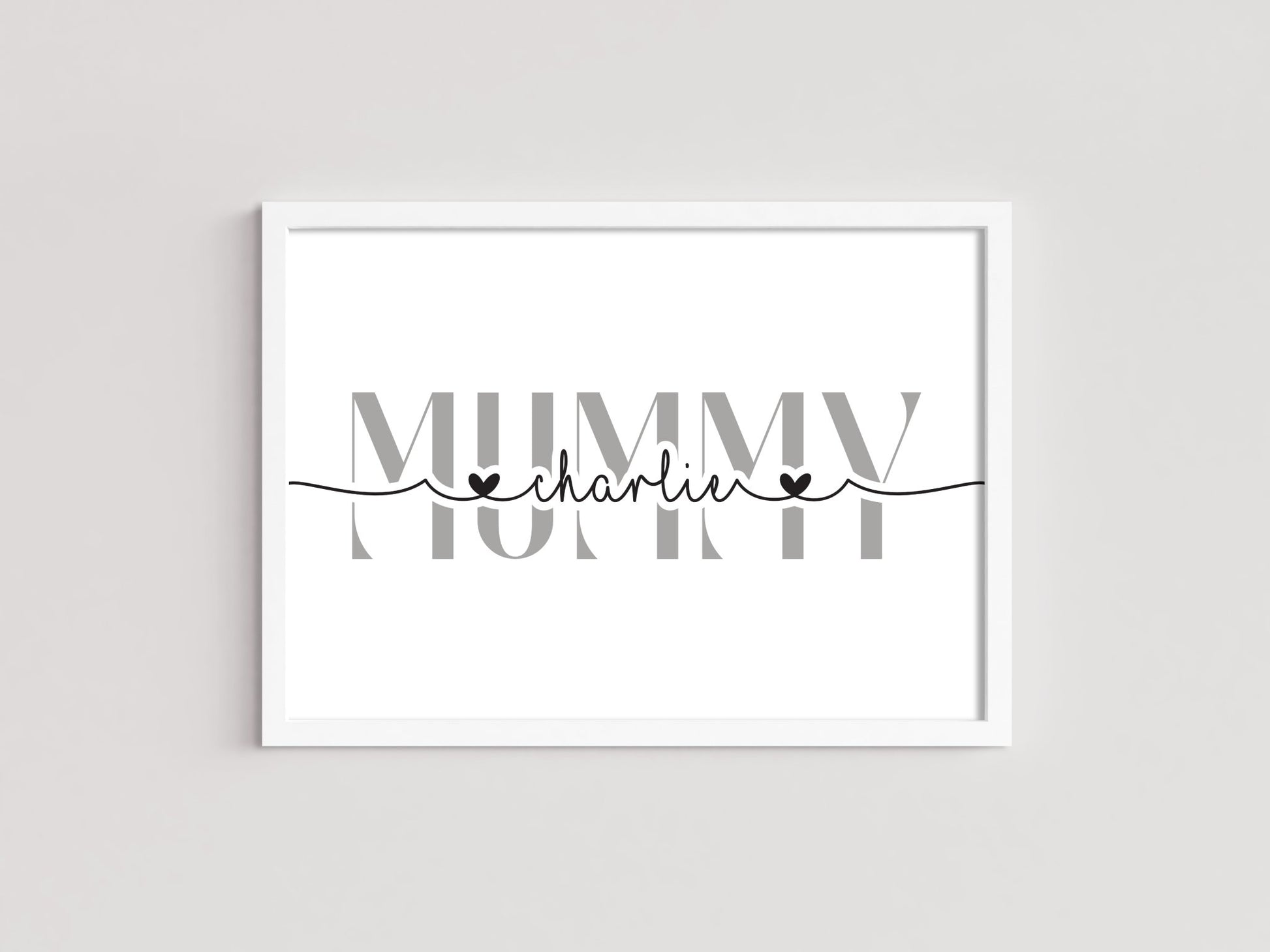 Personalised Mum and Children Print - Dolly and Fred Designs