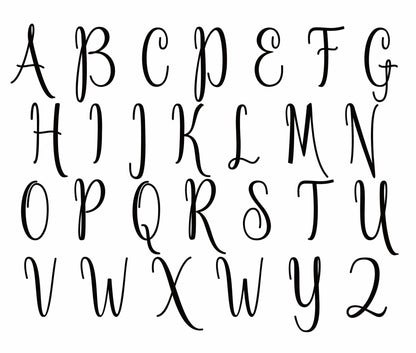 Personalised wedding monogram print - Dolly and Fred Designs