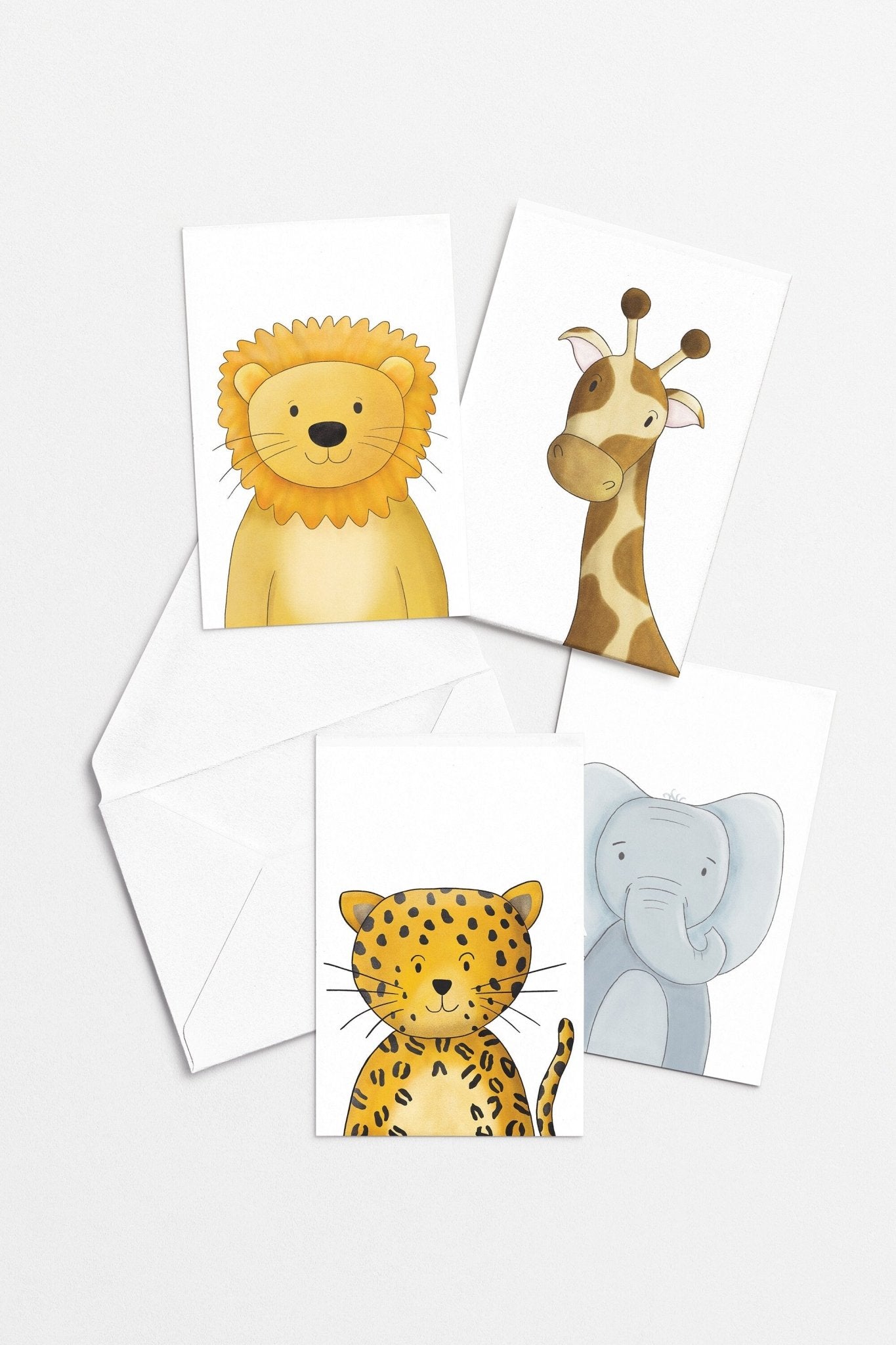 Safari Animal Postcards - Dolly and Fred Designs