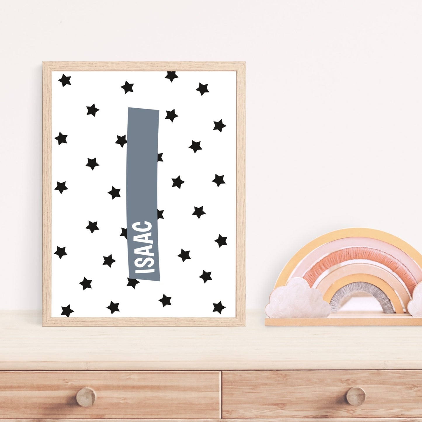 Scandinavian Initial Nursery Print - Dolly and Fred Designs